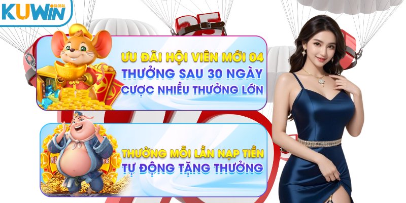 Thưởng nạp đầu kuwin - siêu khuyến mãi hấp dẫn